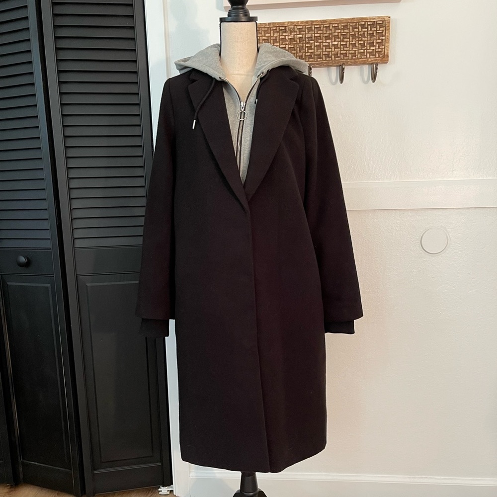Forever 21 black button up jacket woman’s Large